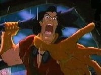 Gaston durante il duello finale